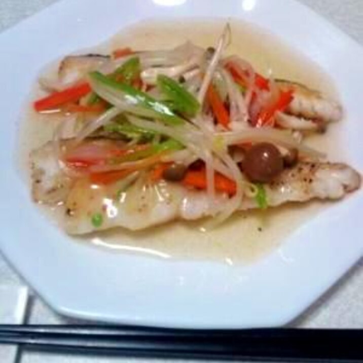 タラのムニエルに野菜あんかけ レシピ 作り方 By まるまる2761 楽天レシピ